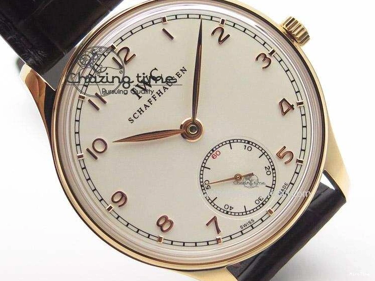 MIROTIME 0731 Compact Portuguese IW545409 RG ZF 1:1 Best Edition White Dial On Brown Leather Strap A 7336